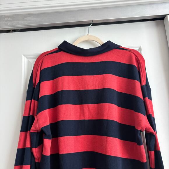 Tuckernuck Stripe Cotton Warren Rugby Shirt Sz M Preppy Academia - Picture 7 of 12